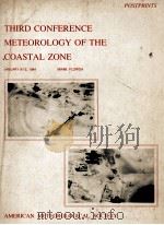 THIRD CONFERENCE METEOROLOGY OF THE COASTAL ZONE     PDF电子版封面     