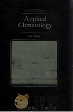 APPLIED CLIMATOLOGY     PDF电子版封面     