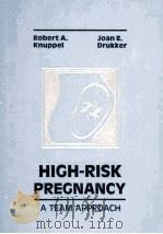 HIGH-RISK PREGNANCY  A TEAM APPROACH     PDF电子版封面     