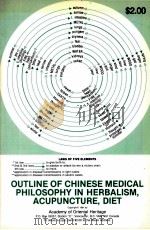 OUTLINE OF CHINESE MEDICAL PHILOSOPHY IN HERBALISM ACUPUNCTURE DIET     PDF电子版封面     