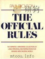 THE OFFICIAL RULES     PDF电子版封面  0440065453   