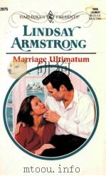 LINDSAY ARMSTRONG MARRIAGE UITIMATUM（ PDF版）