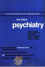 The National Medical Series for Independent Study  psychiatry  2nd edition     PDF电子版封面  0683062646   