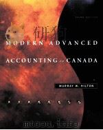 MODERN ADVANCED ACCOUNTING IN CANADA  THIRD EDITION     PDF电子版封面  0070893969   