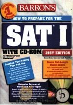 BARRON'S SAT'I  HOW TO PREPARE FOR THE SAT I  21ST EDITION（ PDF版）