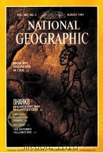 NATIONAL GEOGRAPHIC  VOL.160 NO.2 AUGUST 1981     PDF电子版封面     