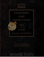 CALIFORNIA JURY INSTRUCTIONS CIVIL FORMS JANUARY 2004 EDITION     PDF电子版封面     