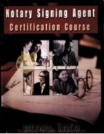 NOTARY SIGNING AGENT CERTIFICATION COURSE（ PDF版）