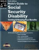 NOLO'S GUIDE TO SOCIAL SECURITY DISABILITY 2ND EDITION（ PDF版）