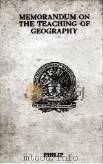 MEMORANUM ON THE TEACHING OF GEOGRAPHY（ PDF版）