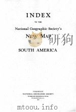 NATIONAL GEOGRAPHIC SOCIETY'S NEW MAP OF SOUTH AMERICA（ PDF版）