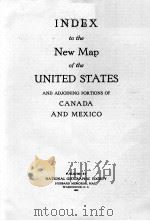 NEW MAP OF THE UNITED STATES     PDF电子版封面     