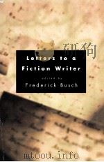 LETTERS TO A FICTION WRITER EDITED BY     PDF电子版封面     
