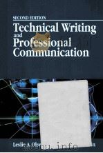 TECHNICAL WRITING AND PROFESSIONAL COMMUNICATION SECOND EDITION     PDF电子版封面  0070478236   