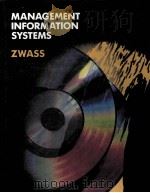 MANAGEMENT INFORMATION SYSTEMS ZWASS     PDF电子版封面     