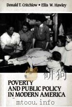 POVERTY AND PUBLIC POLICY IN MODERN AMERICA（ PDF版）