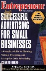 SUCCESSFUL ADVERTISING FOR SMALL BUSINESSES     PDF电子版封面  9780471140832   