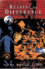READING FOR DIFFERENCE     PDF电子版封面  0155002163   