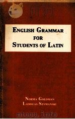 ENGLISH GRAMMAR FOR STUDENTS OF LATIN（ PDF版）