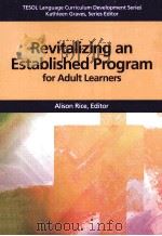 REVITALIZING AN ESTABLISHED PROGRAM FOR ADULT LEARNERS（ PDF版）