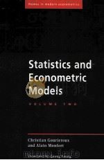 STATIXTICS AND ECONOMETRIC MODELS VOLUME TWO     PDF电子版封面     