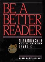 BE A VETTER READER NILA BANTON SMITH SIXTH EDITION LEVEL C     PDF电子版封面     