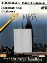 INTERNATIONAL BUSINESS ANNUAL EDITIONS 02/03     PDF电子版封面     