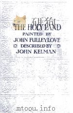 THE HOLY LANDL   1923  PDF电子版封面     