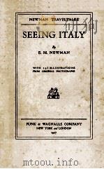 SEEING ITALY   1927  PDF电子版封面     