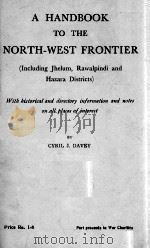 A HANDBOOK TO THE NORTH-WEST FRONTIER（ PDF版）