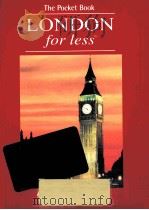 The Pocket Book LONDON for less     PDF电子版封面     