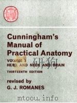 CUNNINGHAM'S MANUAL OF PRACTICAL ANATOMY VOLUME 3     PDF电子版封面     