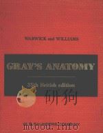 WARWICK AND WILLIAMS GRAY'S ANATOMY 35TH BRITISH EDITION     PDF电子版封面  0721691277   