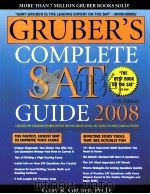 GRUBER'S COMPLETE SAT GUIDE 2008  11th Edition     PDF电子版封面  9781402211348   
