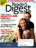 LIFE WELL SHARED  Reader's Digest  NOVEMBER 2008     PDF电子版封面     