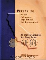 Preparing for the California High School Exit Examination  An English-Language Arts Study Guide     PDF电子版封面     