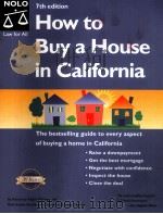 How to Buy a House in California  7th edition     PDF电子版封面  0873377117   
