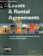 Leases & Rental Agreements  6th edition     PDF电子版封面  1413303498   