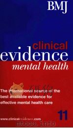 clinical evidence mental health  11（ PDF版）