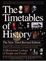 THE TIMETABLES OF HISTORY  THE NEW THIRD REVISED EDITION     PDF电子版封面  067174271X   