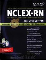 NCLEX-RN 2007-2008 EDITION     PDF电子版封面  1419550985   