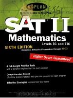 SATⅡ MATHEMATICS SIXTH EDITION     PDF电子版封面  0743205340   