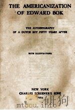 THE AMERICANIZATION OF EDWARD BOK   1924  PDF电子版封面     