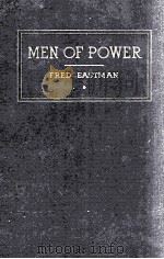 MEN OF POWER VOL. I     PDF电子版封面     