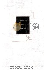 PASSAGES FROM THE DIARY OF SAMUEL PEPYS     PDF电子版封面     