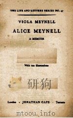 VIOLA MEYNELL ALICE MEYNELL   1933  PDF电子版封面     