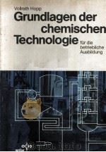 Grundlagen der chemischen Technologie   1984  PDF电子版封面  3527261109   