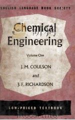 CHEMICAL ENGINEERING VOLUME ONE   1965  PDF电子版封面     