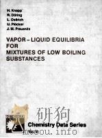 Vapor-Liquid Equilibria for Mixtures of Low Boiling Substances（1982 PDF版）