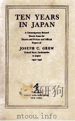 TEN YEARS IN JAPAN   1944  PDF电子版封面     